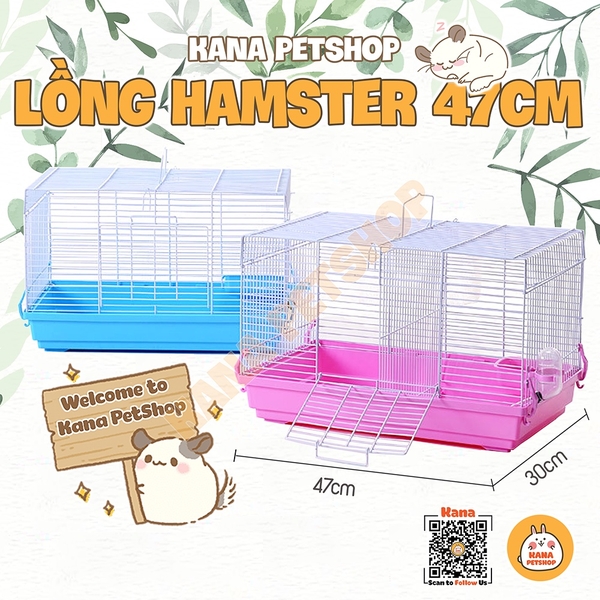 Lồng Mica Hamster Chuồng Mica Bo Góc Mix Lưới Dành Cho Hamster Bear, Winter White