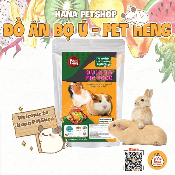 Thức Ăn Bọ Ú Các Loại Hạt 🐹FREESHIP🐹 Đồ Ăn Bọ Vị Trái Cây Pet Heng Thái Lan Guinea Pig Food Thỏ,Bọ Ú,Chinchilla...
