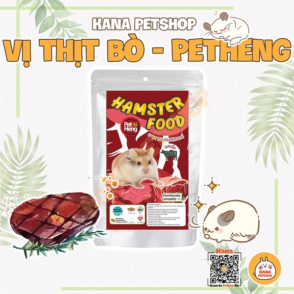 Thức Ăn Hamster 🐹FREESHIP🐹 Thức Ăn Pet Heng 12 Vị Hamter Food Thức Ăn Sóc Bay Úc, Thỏ, Bọ, Chinchialla, Sóc ....