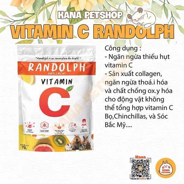 Bánh Cỏ Randolph Bổ Sung Các Loại Vitamin 🐹FREESHIP🐹 Bánh Cỏ RanDolph  Treat Cho Thỏ , Chinchilla , Sóc , Bọ Hamster ...