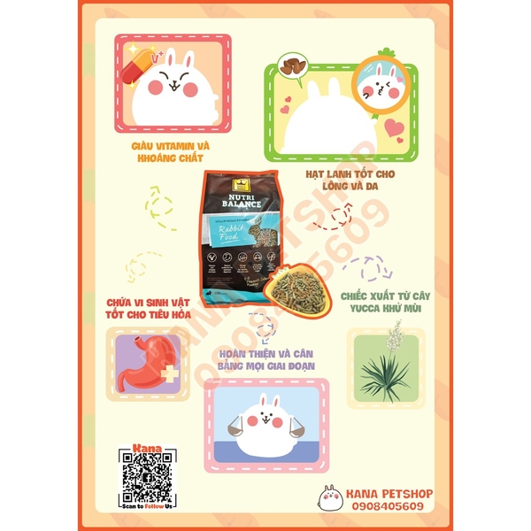 Cỏ nén Bis Nutri Balance 🐹FREESHIP🐹 Cỏ nén Nutri Balance Thức Ăn Dinh Dưỡng Dành cho Thỏ, Sóc Bắc Mỹ