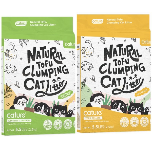 Cát Vệ Sinh Cho Mèo Cature Natural 🐹FREESHIP🐹Cát Đậu Nành Hữu Cơ Cature Natural TOFU Clumping Cat Litter 6L