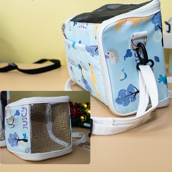 Túi đeo du lịch đi chơi cho Hamster 🐹FREESHIP🐹 Túi Xách Vận Chuyển cho Hamster Sóc Bay, Sóc Chuột...
