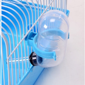Lồng Hamster Mini Kèm Gác Lửng Nhỏ Full.Chuồng Hamster Mini 𝐠𝐚́𝐜 𝐥𝐮̛̉𝐧𝐠 𝐧𝐡𝐨̉ Full Phụ Kiện Wheel Chạy Chén Ăn Bình Nước
