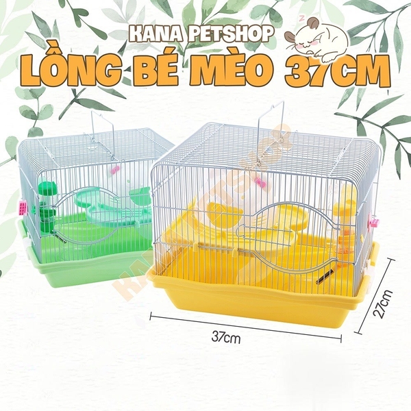 Lồng Hamster 🐹FREESHIP🐹 Lồng Mèo Dayang Full Phụ Kiện Size 37cm Hamster , Nhím , Sóc , Sóc Bay , Vẹt