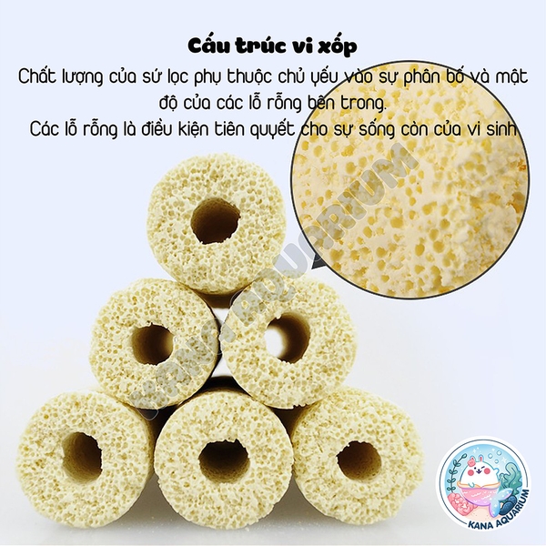 Sứ Thanh, Sứ Muối Tiêu Yee 🐟 FREESHIP 🐟 Vật Liệu Sứ Lọc Hỗ Trợ Nuôi Vi Sinh Chất Lượng Vượt Trội Yee