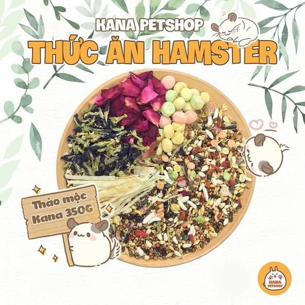 Thức Ăn Hamster Cao Cấp 🐹FREESHIP🐹 Đồ Ăn Cao Cấp Thảo Mộc Rang Bơ Không Chất Bảo Quản, Phụ Gia Hamster , Sóc .....