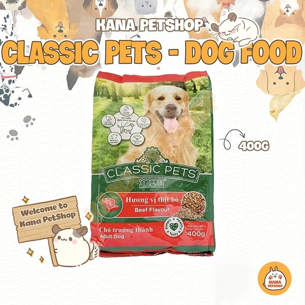 Thức Ăn Cho Chó Classic Pets 🐹FREESHIP🐹 Classic Pets 400G Thức Ăn CHÍNH HÃNG SmartHeart Dành Cho Chó ...