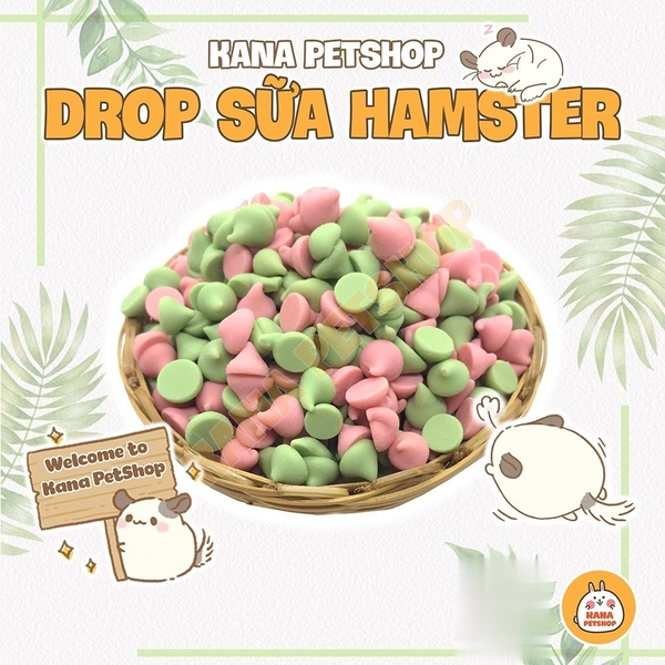 Thức Ăn Cho Hamster Drop Sữa🐹FREESHIP🐹Drop Sữa Mềm 3 Vị Thức Ăn Cho Hamster Đồ Ăn Dặm Dành Cho Hamster,Sóc Bay ÚC, Sóc
