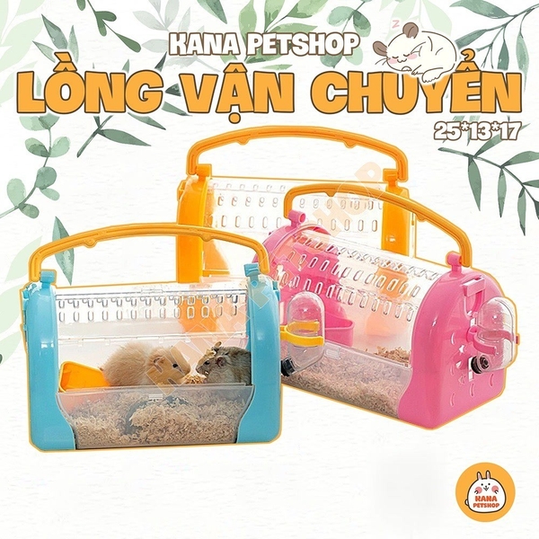 Lồng Vận Chuyển Hamster 🐹FREESHIP🐹 Lồng Xách Tay Vận Chuyển Hamster , Nhím , Sóc , Sóc Bay , Vẹt ....