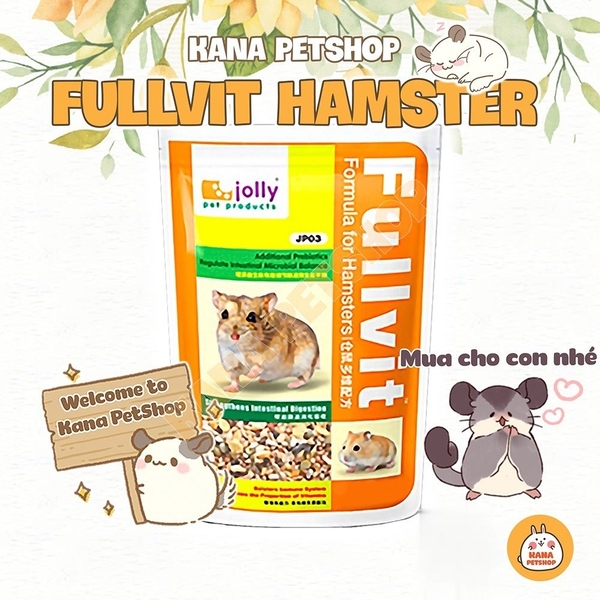 Thức Ăn Hamster 🐹FREESHIP🐹 Thức Ăn Fullvit Jolly - Hải sản Nhật Dành Cho Hamster