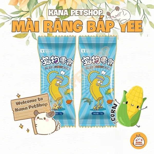 Mài Răng Bắp Yee 🐹FREESHIP🐹 Đồ Ăn Dặm Thức Ăn Dinh Dưỡng YEE Cho Hamster , Nhím , Sóc ...