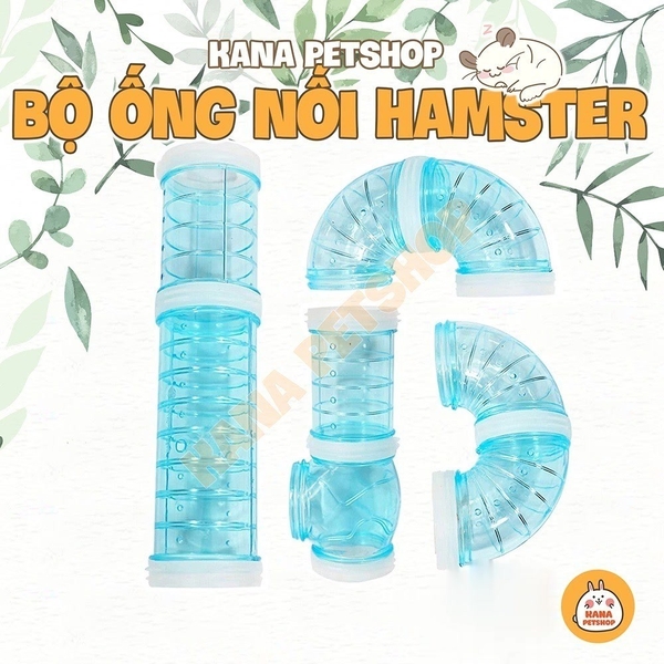 Bộ Ống Nối Hamster 🐹FREESHIP🐹 Bộ Ống Chui 8 Ống Gắn Chuồng Cho Hamster Đồ Chơi Hamster