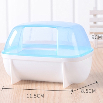 Nhà Tắm Hamster 🐹FREESHIP🐹 Nhà Tắm Nhựa Vuông Nhiều Size Cho Hamster Bear, WinterWhite, Robo,Campell .