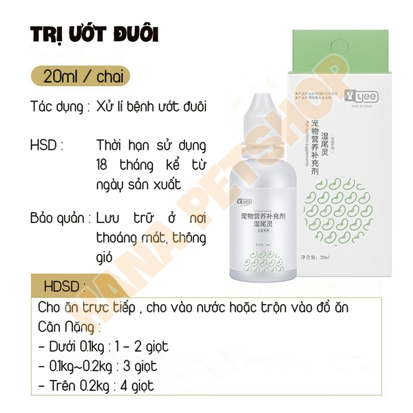 Phòng Chống Ướt Đuôi Hamster 🐹FREESHIP🐹 Phòng Chống Ướt Đuôi Tiêu Chảy Hãng Yee Ở Hamster
