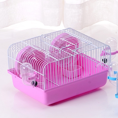 Lồng Hamster Nhựa 🐹FREESHIP🐹 Lồng Tách Đôi - Lồng Ngăn Đôi Hamster Có Phụ Kiện Hamster , Nhím , Sóc ...