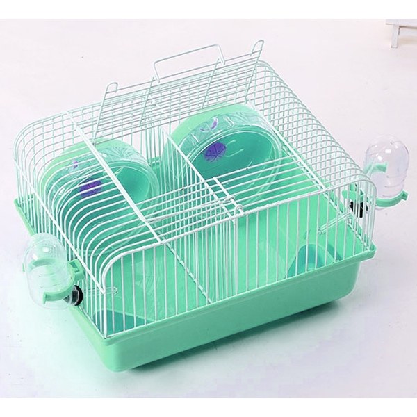 Lồng Hamster Nhựa 🐹FREESHIP🐹 Lồng Tách Đôi - Lồng Ngăn Đôi Hamster Có Phụ Kiện Hamster , Nhím , Sóc ...