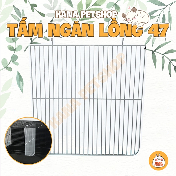 Tấm Ngăn Lồng Hamster 47CM 🐹FREESHIP🐹 Vách Ngăn Lồng Đại Cơ Bản Bằng Sắt Hamster Tách Lồng Tách Chuồng