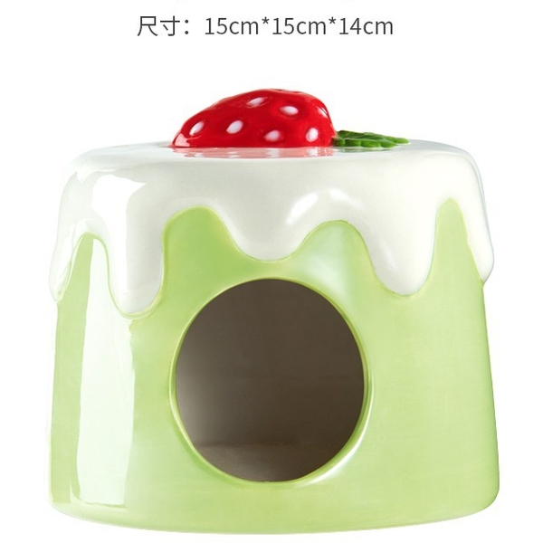 Nhà Sứ Hamster 🐹FREESHIP🐹 Nhà Ngủ Sứ Pudding Hamster Yee Giảm Nhiệt Cho Hamster Bear, WinterWhite, Robo