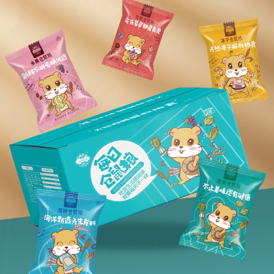 Thức Ăn Ngũ Cốc Mini 🐹FREESHIP🐹 Jessie Gói Mini 5 Vị Rau Củ - Hải Sản - Hoa Cỏ -Thịt Sấy Cho hamster