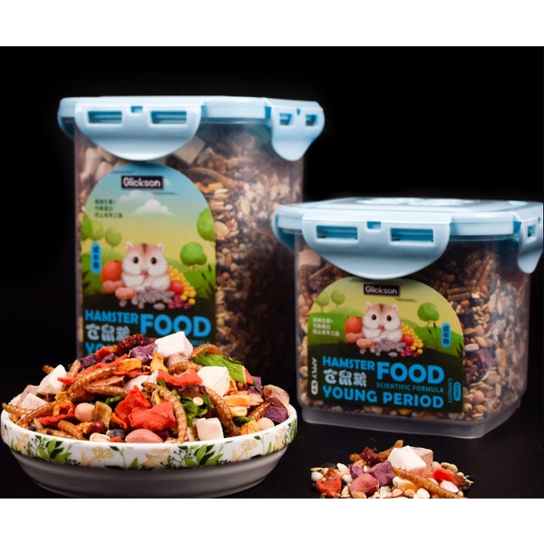 Thức Ăn Ngũ Cốc Dinh Dưỡng 🐹FREESHIP🐹 Ngũ Cốc Vỗ Béo Hãng Glickson Dành Cho Các Bé Hamster