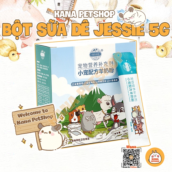 Thức Ăn Hamster Bột Sữa Dê AG 🐹FREESHIP🐹 Sữa Dê AG 15G Đồ Ăn Dặm Cho Hamster, Thỏ, Bọ, Chó, Mèo