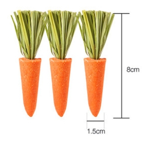 Cà Rốt Mài Răng 🐹FREESHIP🐹 Dâu Mini - Cà Rốt Mini Trang Trí Mài Răng Cho Hamster, Sóc, Nhím, Thỏ, Bọ ...