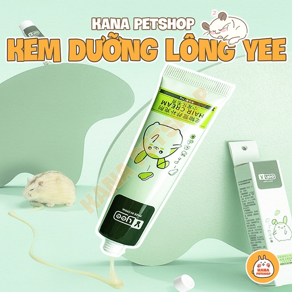 Kem Dưỡng Lông Hamster 🐹FREESHIP🐹 Gel Tan Búi Lông Yee Cho Các Dòng Gặm Nhấm,Thỏ, Bọ, Hamster v.v