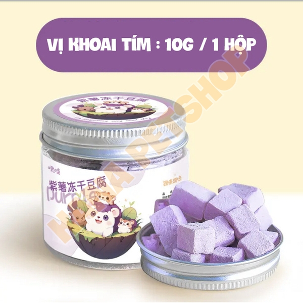 Đậu Hủ Sấy AROUND 🐹FREESHIP🐹 Ăn Vặt Hamster Đậu Phụ Tofu Đông Khô Hamster, Rat ...