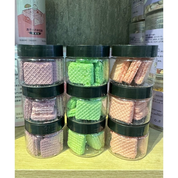 Bánh Xốp Trái Cây Hamster 🐹FREESHIP🐹 Bánh Waffle Ăn Vặt Bổ Sung Dinh Dưỡng Cho Hamster, Sóc, Sóc Bay, Nhím, Rat .....