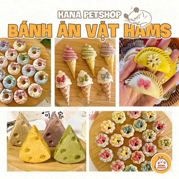 Bánh Ăn Dặm Dinh Dưỡng Hamster  🐹FREESHIP🐹 Bánh Sữa Dê Thịt Xay Không Gia Vị Vỗ Béo Hamster