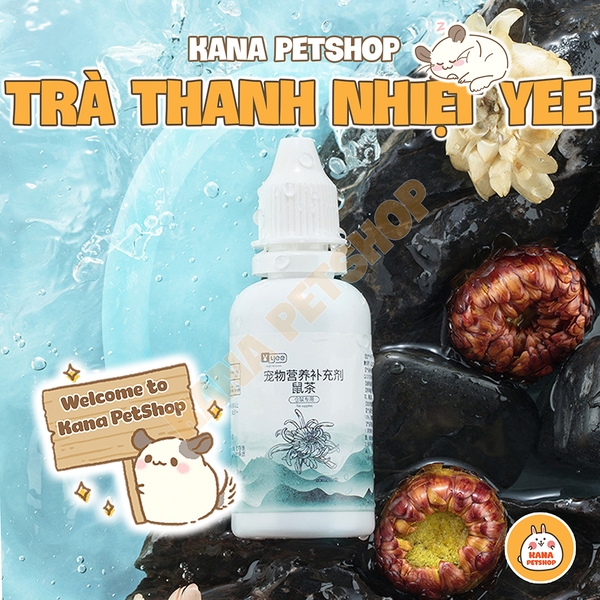 Trà Thanh Nhiệt Hamster YEE 🐹FREESHIP🐹 Trà Giảm Nhiệt Giảm Stress Phòng Căng Thẳng Giảm Mùi Hôi Nước Tiểu Cho Hamster