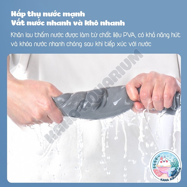 Khăn Lau Bể Kính Yee 🐟 FREESHIP 🐟 Khăn Chuyên Dụng Siêu Mịn Không Bám Lông Không Xước Kính Hồ Cá