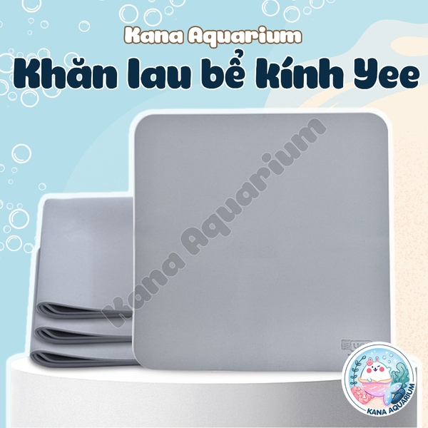 Khăn Lau Bể Kính Yee 🐟 FREESHIP 🐟 Khăn Chuyên Dụng Siêu Mịn Không Bám Lông Không Xước Kính Hồ Cá