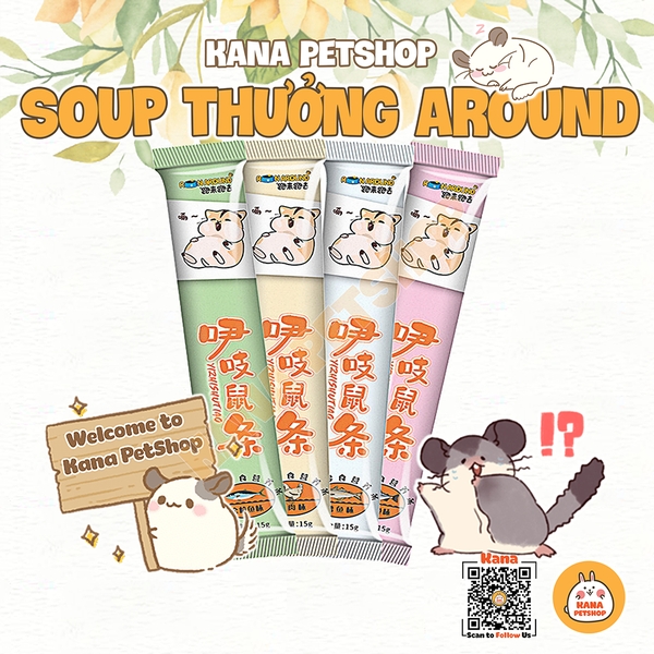Súp Thưởng Thức Ăn Hamster🐹FREESHIP🐹Đồ Ăn Dặm Soup Dinh Dưỡng Dạng Gel Sốt Cho Hamster ...