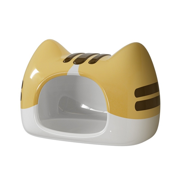 Nhà Sứ Meow Hamster Bucatstate 🐹FREESHIP🐹 Nhà Sứ Giảm Nhiệt Tổ Ngủ Cho Hamster Chính Hãng Bucatstate