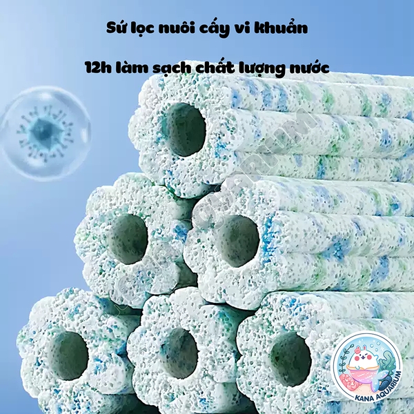 Sứ Emerald Yee 🐟 FREESHIP 🐟 Sứ Emerald Thanh Lọc Vật Liệu Lọc Thế Hệ Mới Nuôi Cấy Vi Sinh Gấp 5 Lần