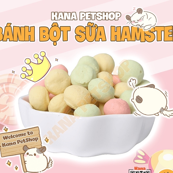Bánh Ăn Dặm Hamster 🐹FREESHIP🐹 Bánh Quy Sữa Mài Răng Thức Ăn Hamster , Sóc ...