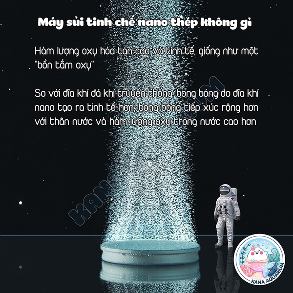 Đĩa Sủi Oxy Bể Cá Siêu Mịn Yee 🐟 FREESHIP 🐟 Cốc Sủi Oxy Air Pan Siêu Êm Yee Đầy Đủ Phụ Kiện