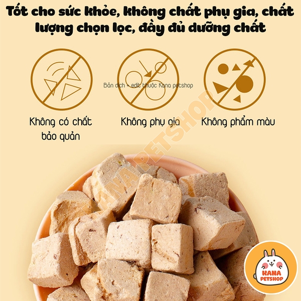 Gan Gà Sấy Hamster 🐹FREESHIP🐹 Gan Gà Sấy Bổ Sung Dinh Dưỡng Thức Ăn Dặm Cho Hamster, Sóc, Nhím