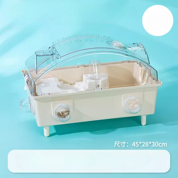 Lồng tàu ngầm mica cao cấp 🐹FREESHIP🐹 Lồng 𝐓𝐚̀𝐮 𝐍𝐠𝐚̂̀𝐦 đầy đủ phụ kiện cho hamster