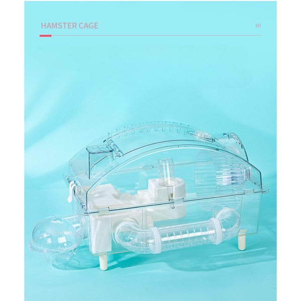 Lồng tàu ngầm mica cao cấp 🐹FREESHIP🐹 Lồng 𝐓𝐚̀𝐮 𝐍𝐠𝐚̂̀𝐦 đầy đủ phụ kiện cho hamster