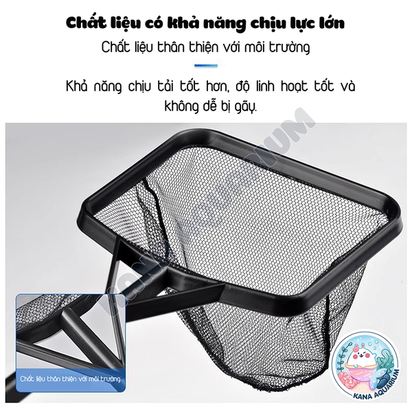 Vợt Bắt Cá Tép Lưới Vuông Chính Hãng Yee 🐟 FREESHIP 🐟 Vợt Nhựa ABS Bền Không Gây Hại Cho Cá,Tép Cảnh
