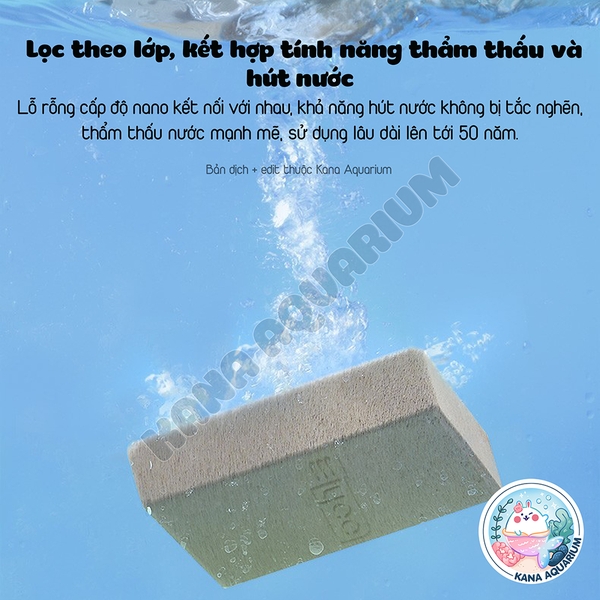 Sứ Gạch Cao Cấp Nanocultured 🐟 FREESHIP 🐟 Gạch Nano Yee Giúp Nước Trong Sạch, Ổn Định Hệ Sinh Thái