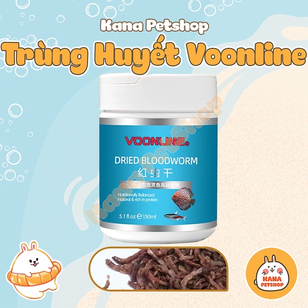 [Hộp 500ml] Trùng Chỉ Đông Khô Voonline Tubificidae 🐟 FREESHIP 🐟 Trùn Chỉ Thức Ăn Cho Cá Cảnh