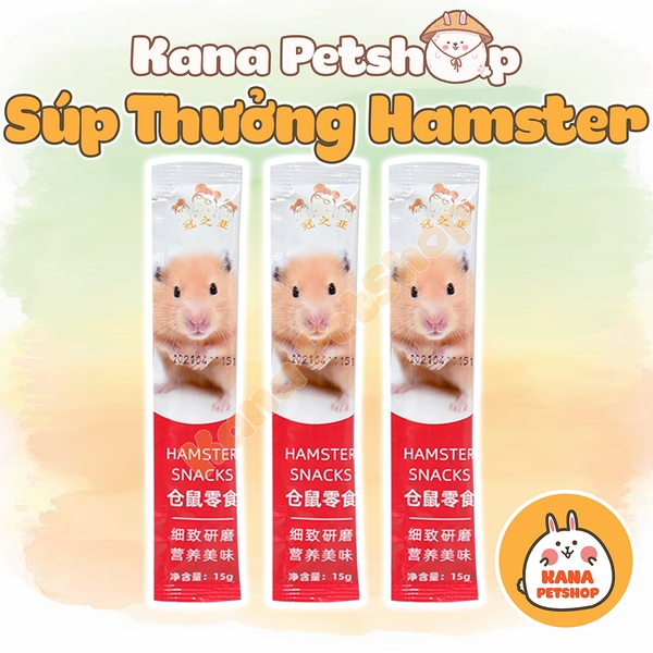 Súp Thưởng Thức Ăn Hamster🐹FREESHIP🐹Đồ Ăn Dặm Soup Dinh Dưỡng Dạng Gel Sốt Cho Hamster ...
