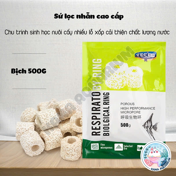 [Có sẵn túi] Combo Vật Liệu Lọc Cao Cấp Yee  🐟 FREESHIP 🐟 Sứ Lọc Giúp Trong Nước Khử Mùi Bể Cá