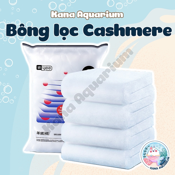 Bông Lọc Cashmere Cao Cấp 🐟 FREESHIP 🐟 Bông Lọc Cặn Bẩn Bể Cá Siêu Sạch Hãng Yee