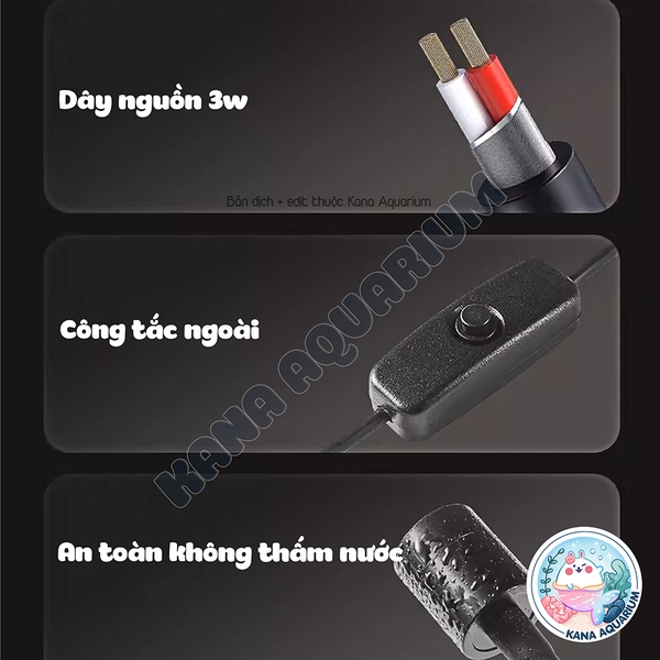Đèn Rọi Mini Chỉnh Tiêu Cự YEE - Tuỳ Chỉnh Vùng Sáng Siêu Rộng Độ Chiếu Sáng Sâu Cho Bể Cá Cảnh