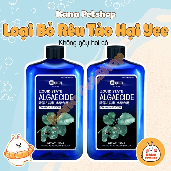 ALGAECIDE Ngăn Ngừa Rêu Tảo 🐟 FREESHIP 🐟 YEE Hạn Chế Rêu Tảo An Toàn Không Gây Hại Cho Cá